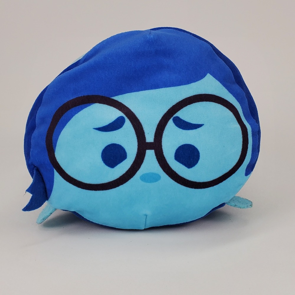 Disney Pixar Inside Out Sadness Tsum Tsum Plush Blue Just Play Medium 9 Inch